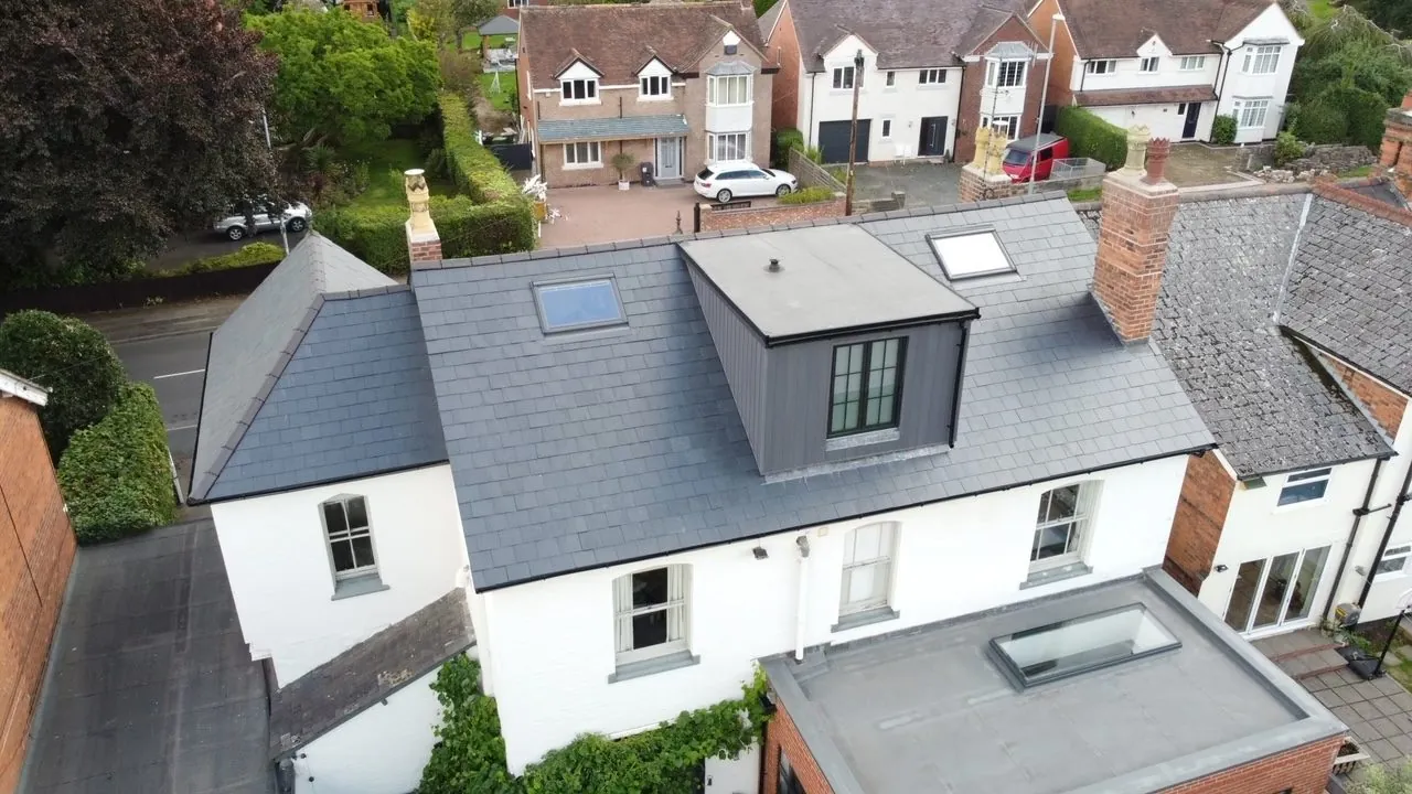 Natural slate roof, Bewdley